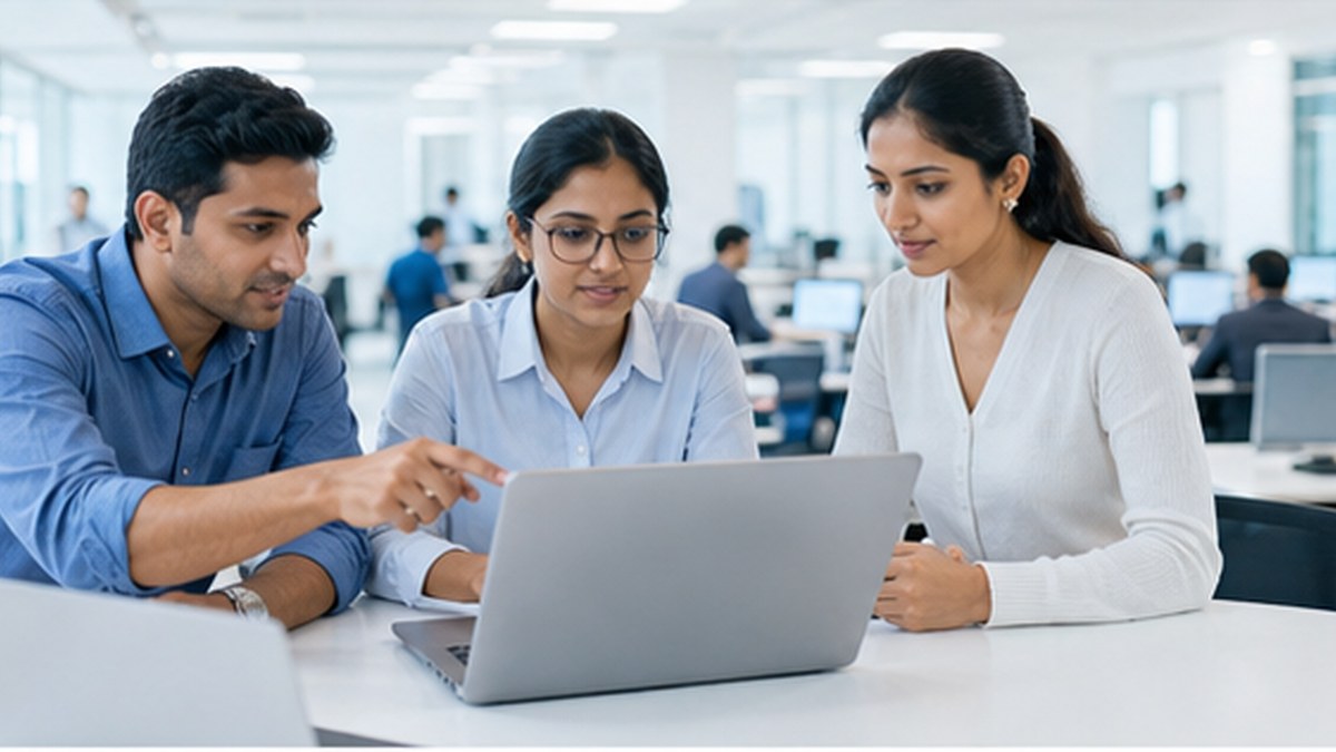 Healthcare technology QA team reviewing regulated software workflows