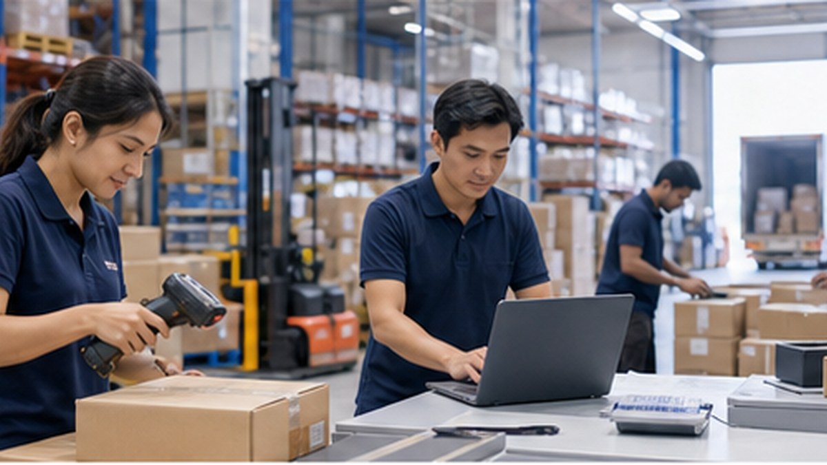 Retail warehouse and POS operations team in APAC