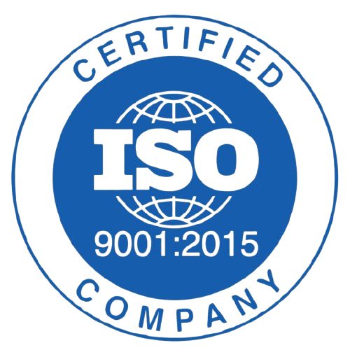 ISO 9001:2015 certified company